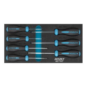 HAZET Schraubendreher-Satz HEXAnamic 802TH/7 Tamper Resistant TORX Profil T 8 H – T 30 H Anzahl Werkzeuge: 7 HAZET Schraubendreher-Satz HEXAnamic 802TH/7 Tamper Resistant TORX Profil T 8 H – T 30 H Anzahl Werkzeuge: 7