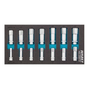 HAZET Steckschlüssel-Einsatz-Satz 163-259/14 Vierkant hohl 10 mm (3/8 Zoll) Außen-Doppel-Sechskant-Tractionsprofil 9 – 22 Anzahl Werkzeuge: 14 HAZET Steckschlüssel-Einsatz-Satz 163-259/14 Vierkant hohl 10 mm (3/8 Zoll) Außen-Doppel-Sechskant-Tractionsprofil 9 – 22 Anzahl Werkzeuge: 14