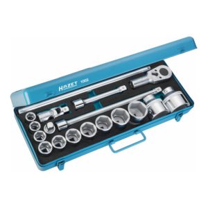 HAZET Steckschlüssel-Satz 1002 Vierkant hohl 20 mm (3/4 Zoll) Anzahl Werkzeuge: 18 HAZET Steckschlüssel-Satz 1002 Vierkant hohl 20 mm (3/4 Zoll) Anzahl Werkzeuge: 18