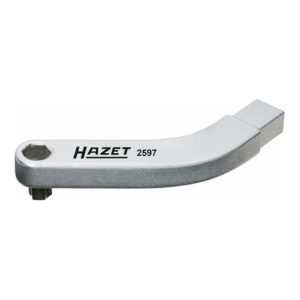 HAZET Türscharnier-Einsteck-Werkzeug, gebogener Bithalter 2597 Einsteck-Vierkant 9 x 12 mm Sechskant hohl 8 mm (5/16 Zoll), Innen TORX Profil T45