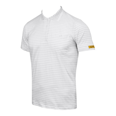 HB Tempex ESD Damen Polo-Shirt Conductex Cotton Knit, weiß, Größe: XS