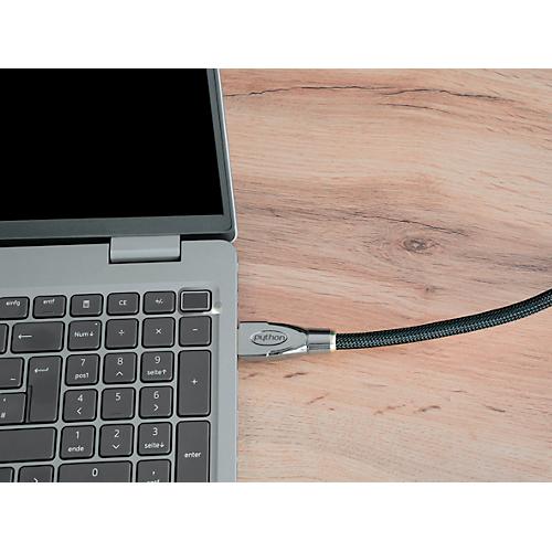 HDMI 2.1 Kabel Good Connections PYTHON® Serie, Ultra-High-Speed, bis 8K/UHD-2, Vollmetallstecker & Nylongeflecht, Länge 1,5 m, schwarz