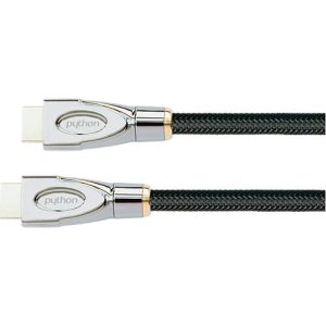 HDMI 2.1 Kabel Good Connections PYTHON® Serie, Ultra-High-Speed, bis 8K/UHD-2, Vollmetallstecker & Nylongeflecht, Länge 2 m, schwarz HDMI 2.1 Kabel Good Connections PYTHON® Serie, Ultra-High-Speed, bis 8K/UHD-2, Vollmetallstecker & Nylongeflecht, Länge 2 m, schwarz