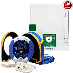 HeartSine SAM350P Defibrillator, AED, für den Innenbereich, mit manueller Schockabgabe, mit Alarm, 4 Jahre Allgefahren-Zusatzversicherung, im Acrylglaswandkasten HeartSine SAM350P Defibrillator, AED, für den Innenbereich, mit manueller Schockabgabe, mit Alarm, 4 Jahre Allgefahren-Zusatzversicherung, im Acrylglaswandkasten