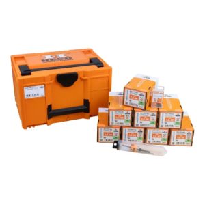 HECO Aktionskoffer „Terrasse“, HT-plus Terrassenschraube A2 5,0 x 60, Linsensenkkopf, UK-Gewinde, HECO-Terrassendielenbohrer, Langbits HD-20 70mm, in Systainer3 M237 HECO Aktionskoffer „Terrasse“, HT-plus Terrassenschraube A2 5,0 x 60, Linsensenkkopf, UK-Gewinde, HECO-Terrassendielenbohrer, Langbits HD-20 70mm, in Systainer3 M237