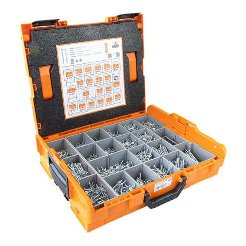 Heco Sortimentskoffer 3005 TOPIX-plus, L-BOXX 102 mit 3005 Schrauben
