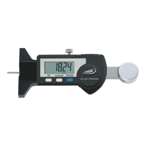 Helios Preisser Digitaler Kleintiefenmessschieber 25 mm, Brückenlänge 48 mm