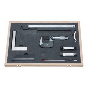 Helios Preisser Messzeugsatz 8-tlg. mit Duo-Fix TaMs, 150 mm, eckiges Tiefenmaß