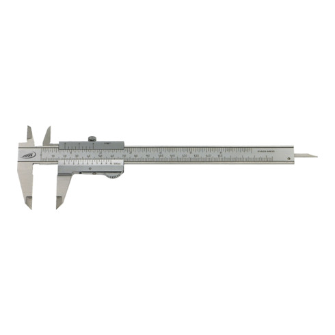 Helios Preisser Taschenmessschieber DUO-FIX 1/20 mm +1/128" 150 x 40 mm