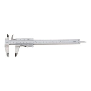 Helios Preisser Taschenmessschieber rostfreier Stahl 150 x 40 mm mit flacher Momentfeststellung Helios Preisser Taschenmessschieber rostfreier Stahl 150 x 40 mm mit flacher Momentfeststellung