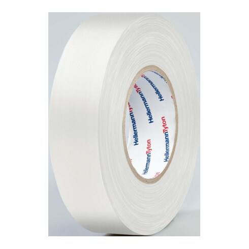 HellermannTyton Gewebeband weiss HTAPE TEX WH 19x50m