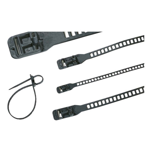 HellermannTyton Kabelbinder 11,0x340 schwarz SRT34011-TPU-BK