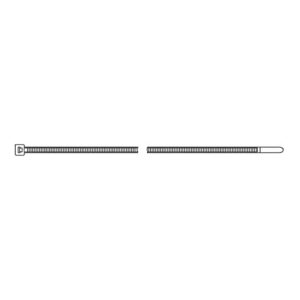 HellermannTyton Kabelbinder 2,5×100 sw UB 1