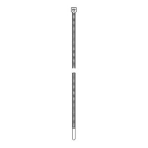 HellermannTyton Kabelbinder 7, 6×385 sw UB385E-B-PA66-BK-C1 HellermannTyton Kabelbinder 7, 6×385 sw UB385E-B-PA66-BK-C1
