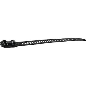 Hellermanntyton Kabelbinder Softfix XS-XL, L 580 x B 28 mm, Polyurethan schwarz, wiederverwendbar, UV-beständig, 3 Stück