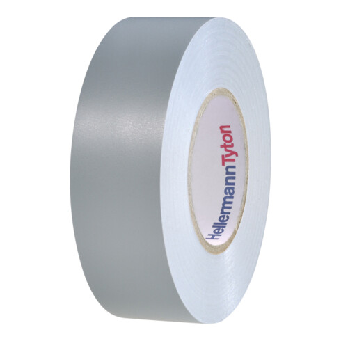 HellermannTyton PVC Isolierband 15-19x20 grau HTAPE-FLEX15-19x20GY
