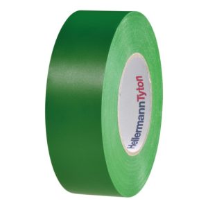 HellermannTyton PVC Isolierband 15-19×20 grün HTAPE-FLEX15-19x20GN