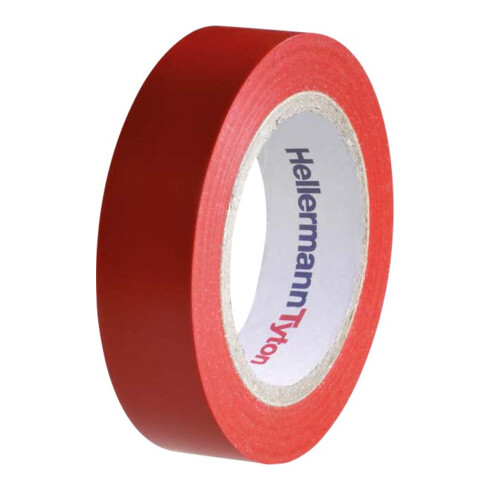 HellermannTyton PVC Isolierband rot Flex 15-RD15x10m