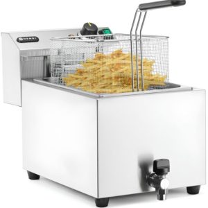 HENDI Fritteuse mit Ablasshahn 10L, 400V 6,6kW HENDI Fritteuse mit Ablasshahn 10L, 400V 6,6kW