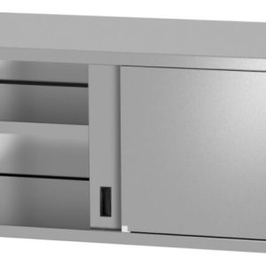 HENDI Wand-Hängeschrank mit Schiebetüren 1000x300x600mm HENDI Wand-Hängeschrank mit Schiebetüren 1000x300x600mm