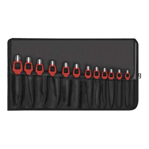 Henkellocheisensatz DIN 7200-A 12-tlg.Rolltasche