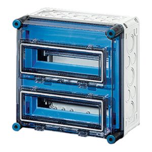 Hensel Automatengehäuse 24TE m.2Klappdeckeln Mi 1222 Hensel Automatengehäuse 24TE m.2Klappdeckeln Mi 1222