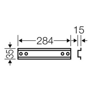 Hensel Tragschiene 284mmlang Hutpr.35mm Mi TS 30 Hensel Tragschiene 284mmlang Hutpr.35mm Mi TS 30