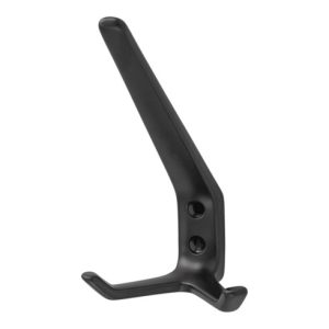 Hermeta Huthaken 0032 2 Hak.A.89mm Alu.ku.-besch.schwarz H.127mm Hermeta Huthaken 0032 2 Hak.A.89mm Alu.ku.-besch.schwarz H.127mm