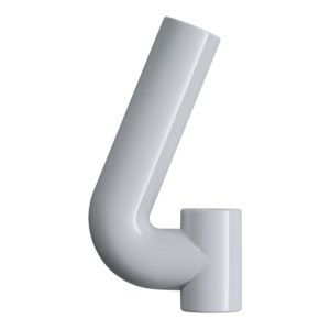 HEWI Hausnummer Ziffer 4 Spezial-Polyamid 99 reinweiß 165mm D.33mm