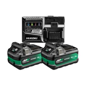 Hikoki 2 Akkus 36V 2,5 Ah / 18V 5,0 Ah BSL36A18X + Ladegerät UC18YSL3 Hikoki 2 Akkus 36V 2,5 Ah / 18V 5,0 Ah BSL36A18X + Ladegerät UC18YSL3