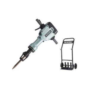 Hikoki Abbruchhammer (28 mm Sechskant) H90SG + Transportwagen Hikoki Abbruchhammer (28 mm Sechskant) H90SG + Transportwagen