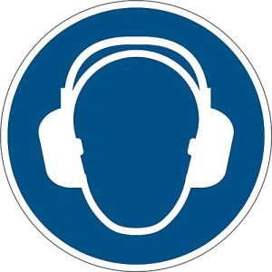 Hinweisschild Durable, rund, für den Innenbereich, Motiv „Gehörschutz benutzen“, EN ISO 7010, selbstklebend, blau-weiß, 1 Stück Hinweisschild Durable, rund, für den Innenbereich, Motiv „Gehörschutz benutzen“, EN ISO 7010, selbstklebend, blau-weiß, 1 Stück