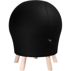 Hocker Sitness Alpine, mit integriertem Gymnastikball, Bezug 75 % Schurwolle, schwarz Hocker Sitness Alpine, mit integriertem Gymnastikball, Bezug 75 % Schurwolle, schwarz