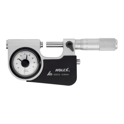HOLEX Feinzeiger-Bügelmessschraube 0-25 mm
