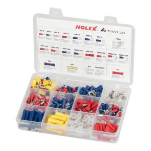 HOLEX Kabelschuhstecker- und Verbinder-Set ohne Crimpzange 265 HOLEX Kabelschuhstecker- und Verbinder-Set ohne Crimpzange 265