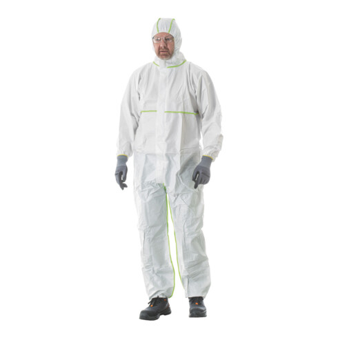 HOLEX Schutzoverall Typ 4/5/6, weiß, Unisex-Größe: 2XL