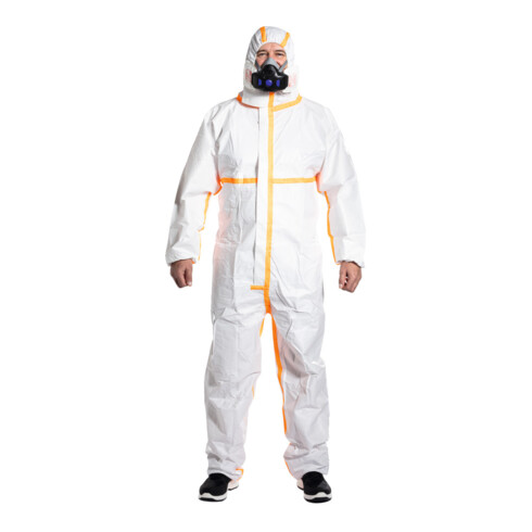 Holex Schutzoverall Typ 4/5/6, weiß, Unisex-Größe: L