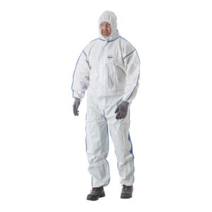HOLEX Schutzoverall Typ 5/6, weiß / blau, Unisex-Größe: 3XL