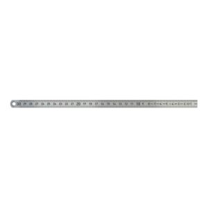 Holex Stahlmaßstab biegsam, schmal, rostfrei mattiert, Skala von rechts nach links, Gesamtlänge: 1000 mm Holex Stahlmaßstab biegsam, schmal, rostfrei mattiert, Skala von rechts nach links, Gesamtlänge: 1000 mm