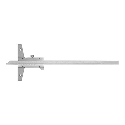 HOLEX Tiefenmessschieber Messbereich 200 mm Querschnitt Messschiene 11 × 4 mm