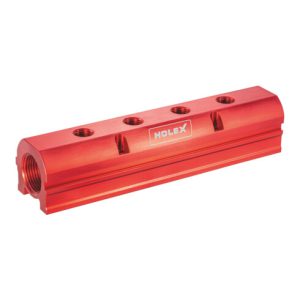 HOLEX Verteilerblock für Druckluftkupplung 1/4 Zoll, Typ: 4, 080209 4