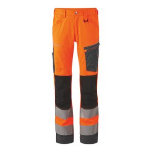 Holex Warnschutz-Bundhose, orange / grau, Konfektionsgröße 26 Holex Warnschutz-Bundhose, orange / grau, Konfektionsgröße 26