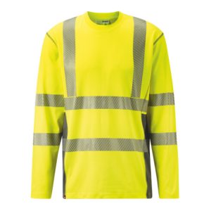Holex Warnschutz Longsleeve, gelb, Unisex-Größe: XL