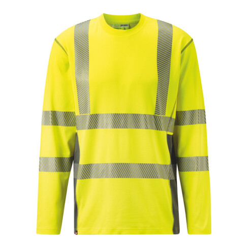 Holex Warnschutz Longsleeve, gelb, Unisex-Größe: XL