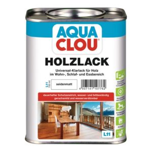 Holzlack L11 farblos seidenmatt 750 ml Dose CLOU Holzlack L11 farblos seidenmatt 750 ml Dose CLOU