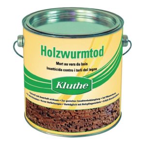 Holzschutzmittel Holzwurmtod farblos 0,75l Dose KLUTHE Holzschutzmittel Holzwurmtod farblos 0,75l Dose KLUTHE