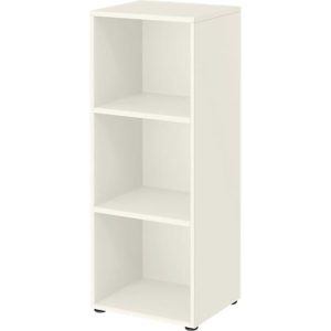 Home Office Regal TEMPIO, aus Holz, 3 Fächer, 3 OH, B 400 x T 340 x H 1070 mm, weiß Home Office Regal TEMPIO, aus Holz, 3 Fächer, 3 OH, B 400 x T 340 x H 1070 mm, weiß