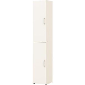 Home Office Schrank TEMPIO, aus Holz, 2 Türen, 6 OH, B 400 x T 340 x H 2130 mm, weiß/weiß Home Office Schrank TEMPIO, aus Holz, 2 Türen, 6 OH, B 400 x T 340 x H 2130 mm, weiß/weiß