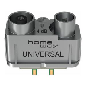 Homeway HW-ET2 SAT/BK/FM Koaxmodul Anschlussdämpf.4dB HAXHSM-G0200-C002 Homeway HW-ET2 SAT/BK/FM Koaxmodul Anschlussdämpf.4dB HAXHSM-G0200-C002
