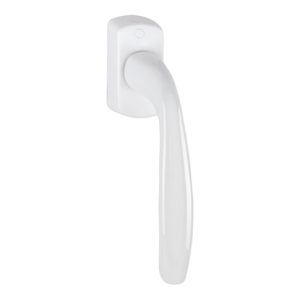 Hoppe Fenstergriff NY 0810/US10 Alu.F9016 32-42mm Stand. Hoppe Fenstergriff NY 0810/US10 Alu.F9016 32-42mm Stand.